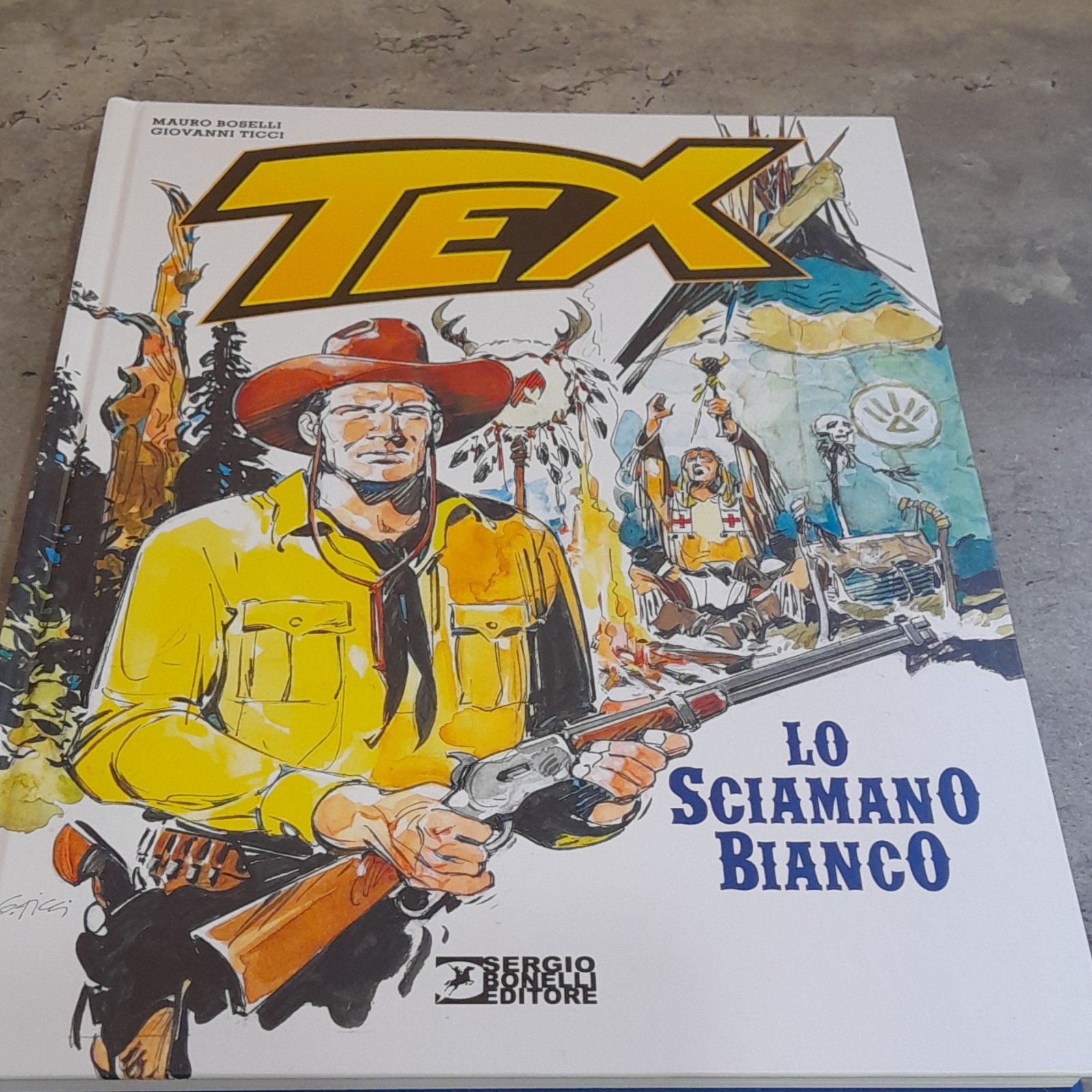 TEX CARTONATO LO SCIAMANO BIANCO DEL 2024 ED.SERGIO BONELLI