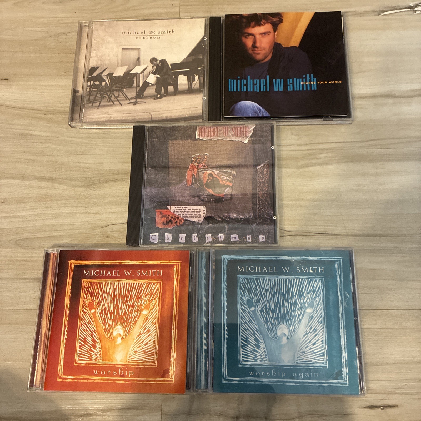 Michael W. Smith 5 CD LOT: Change Your World Freedom Christmas Worship Again