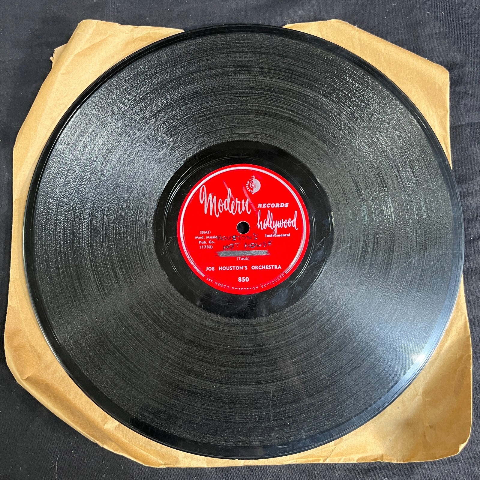 Joe Houston Orchestra,Have a Ball/Houston's Hot House 78rpm.