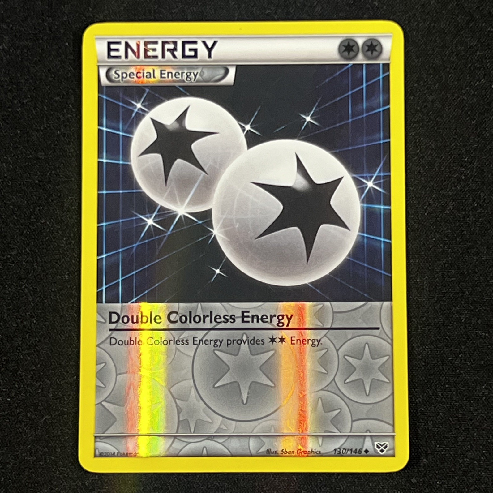 Double Colorless Energy 130/146 XY Reverse Holo LP/NM Pokemon TCG 