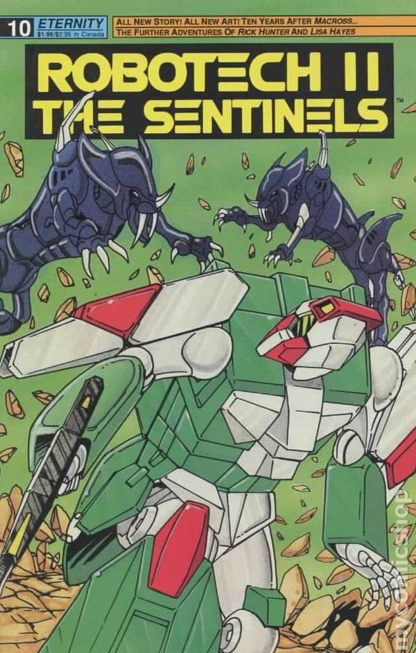 Robotech 2 Le Sentinelle Libro 1 #10 FN 1989 Immagine Stock