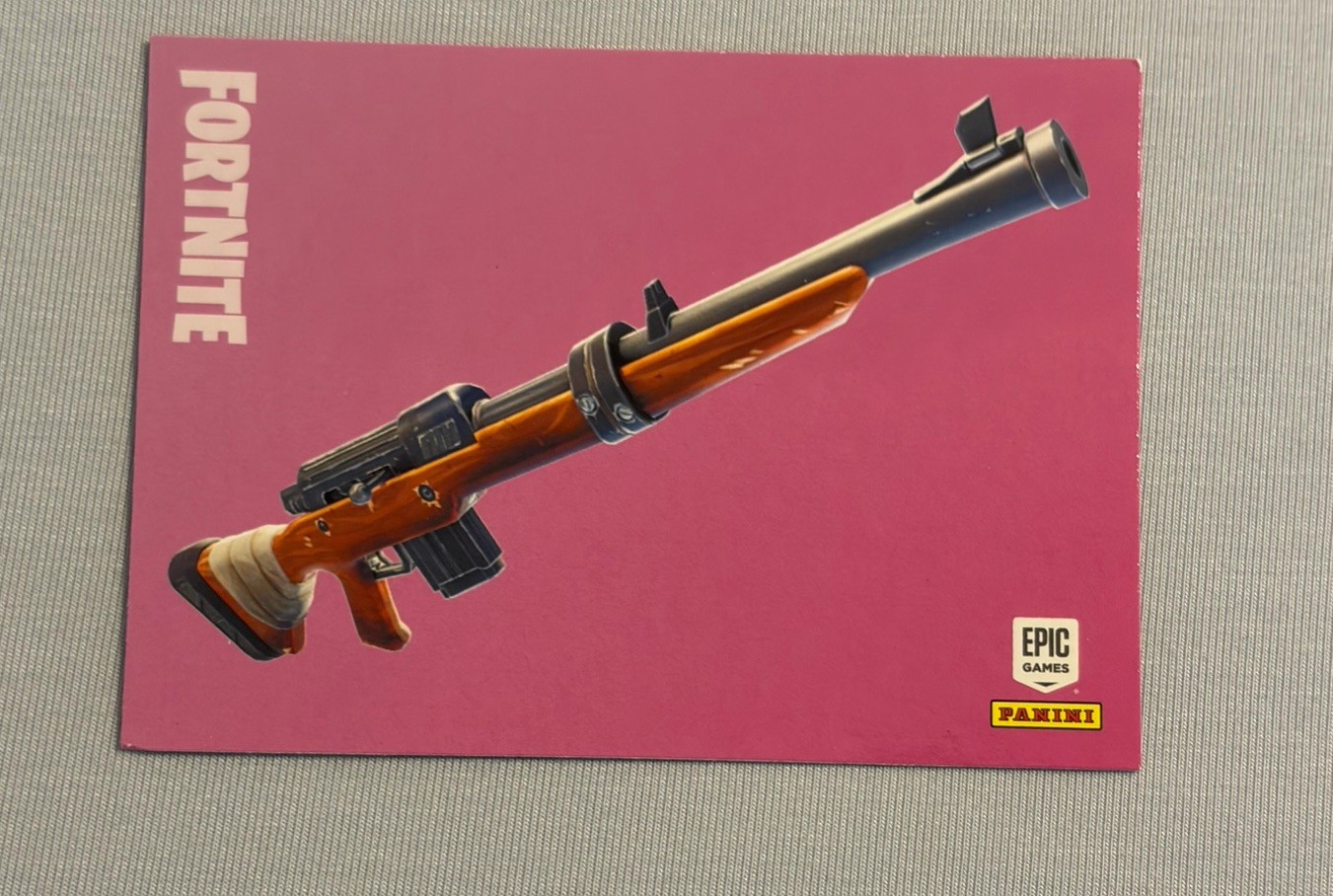 Panini Fortnite Serie 1 Fucile da Caccia Carta Arma Non Comune #103