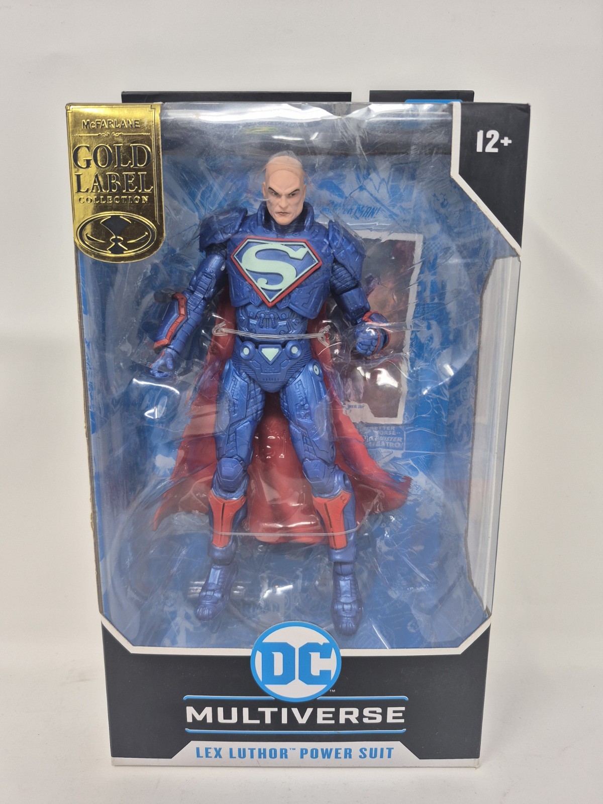 McFarlane Toys DC Multiverse Lex Luthor Power Suit Gold Label Collection 7" NIB
