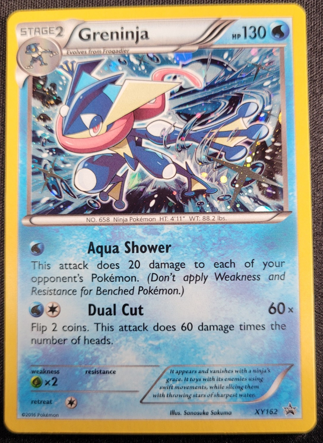 Greninja (Holo) Pokemon: XY Black Star Promo XY162