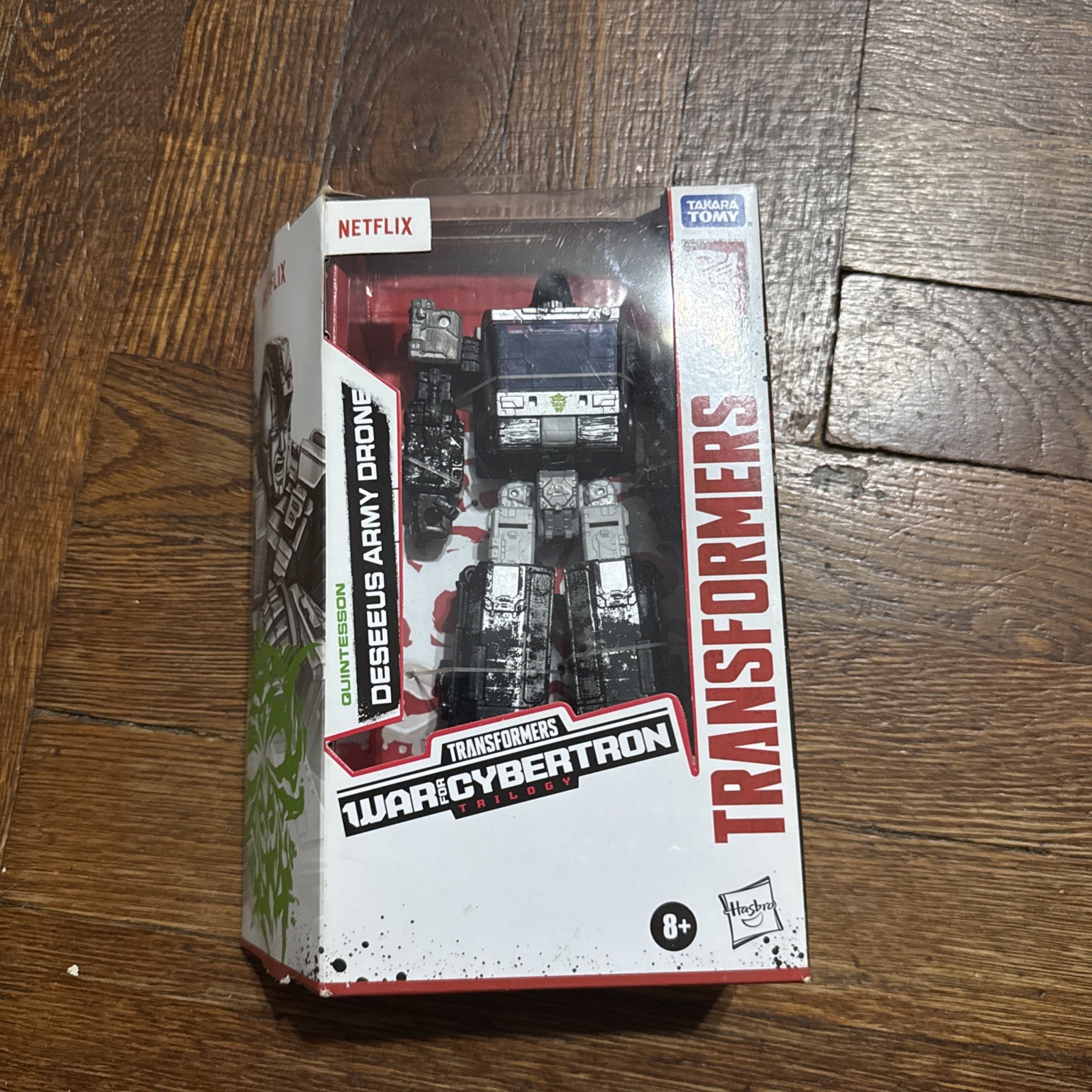 Nuovo Transformers Deseeus Army Drone Deluxe Class Netflix War per Cybertron