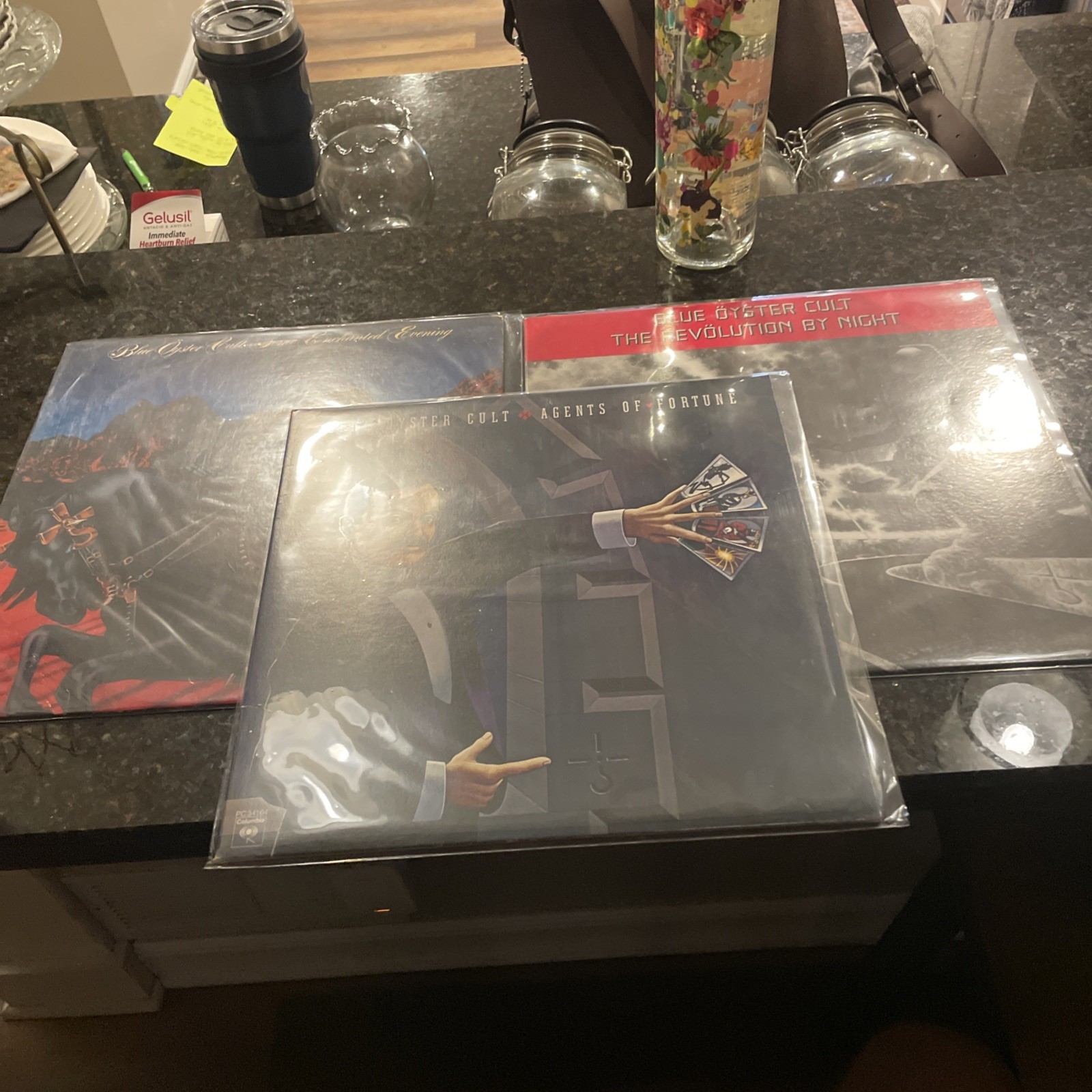 Three Blue Oyster Cult Agents Of Fortune Vinyl LP Revolution Some Enchanted NM