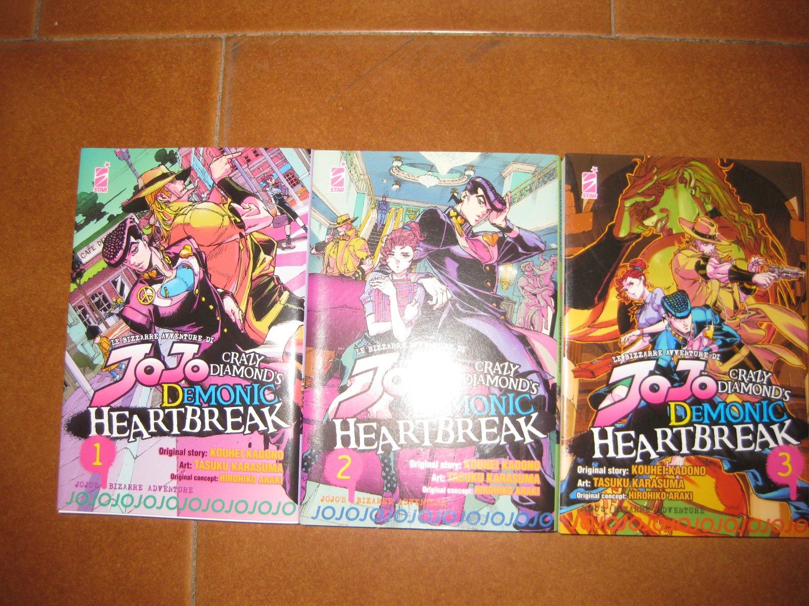 LE BIZZARRE AVVENTURE DI JOJO: CRAZY DIAMOND’S DEMONIC HEARTBREAK 1-2-3
