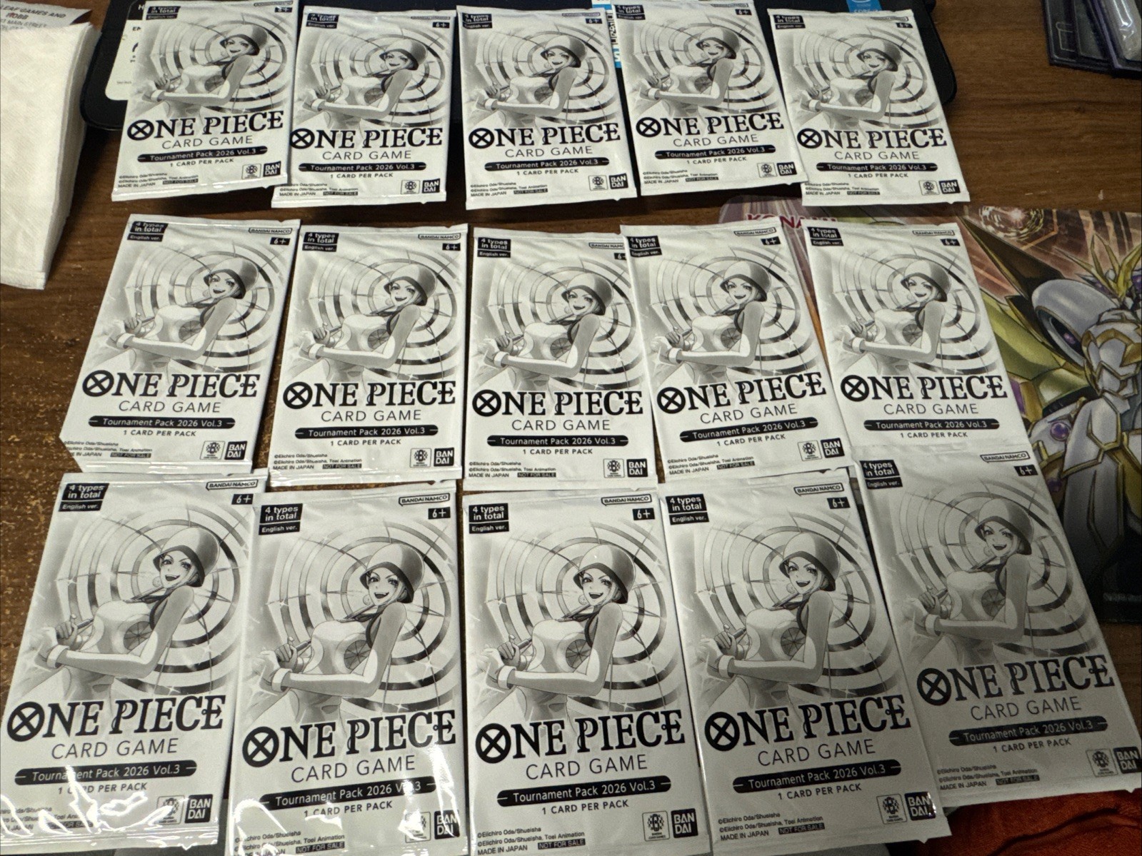 One Piece Card Game *15x Tournament Pack 2026 Vol 3* Sealed Promo Pack