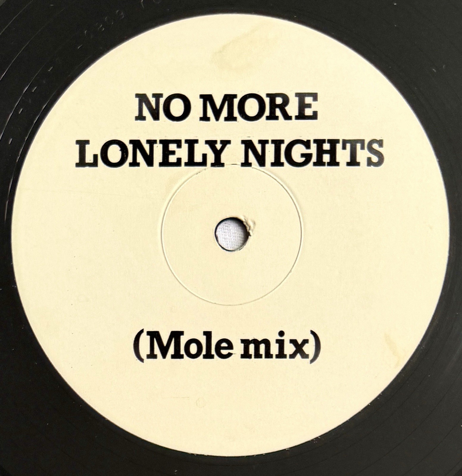 PAUL MCCARTNEY -No More Lonely Nights MOLE MIX- 1 Sided Promo 12” 250 Pressed!