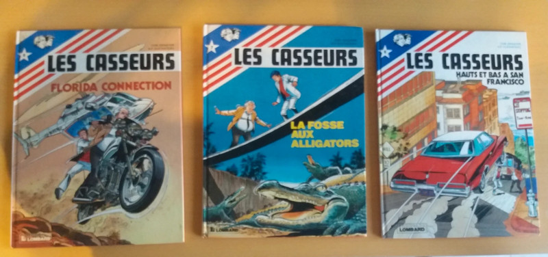 Les casseurs, lot de 3 tomes (6/7/8) - Tous en premières éditions