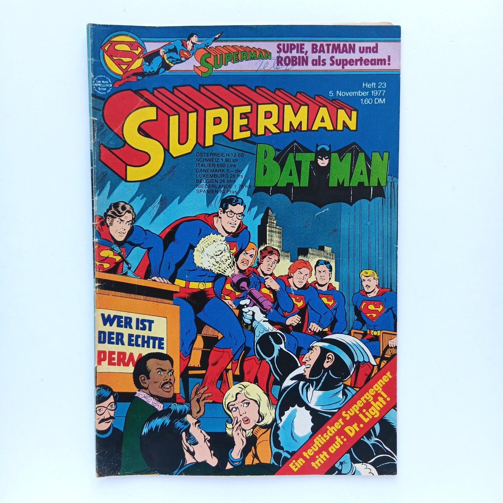 Superman Batman fascicolo 23 (1977) Ehapa | Z 2+