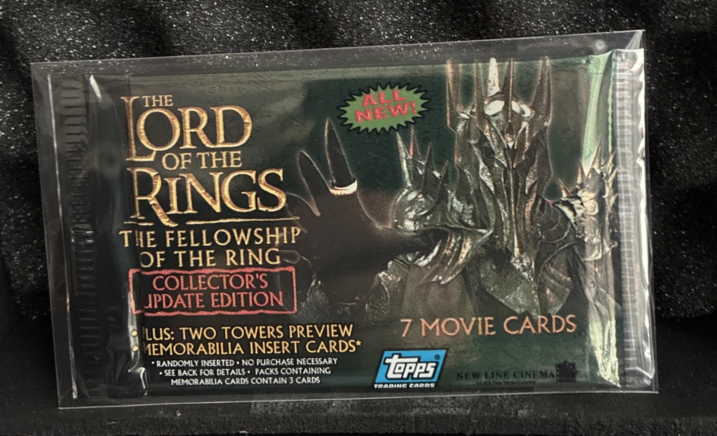 2002 Topps LORD OF THE RINGS FELLOWSHIP 7 MOVIE CARDS UPDATE EDITION SEALED! 