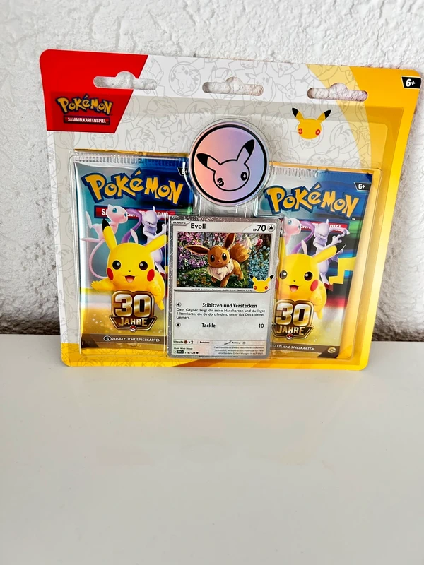 Pokémon TCG 30 Jahre Jubiläum Blister