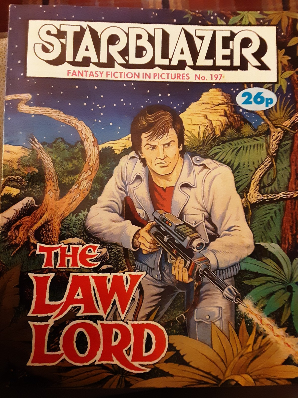 STARBLAZER FANTASY FICTION IN PICTURES COMIC NO 197 "THE LAW LORD" FROM 1987