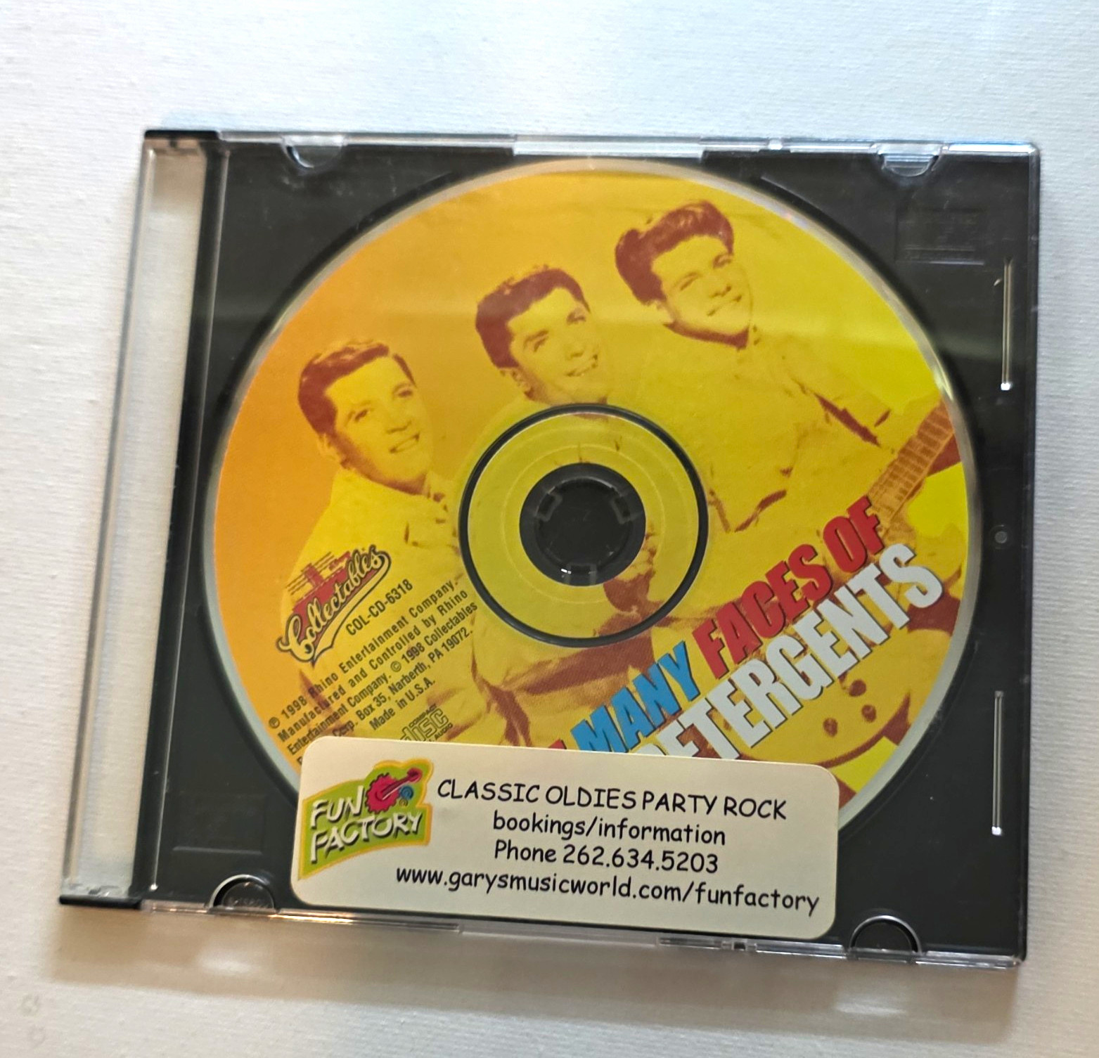 The Detergents - The Many Faces of The Detergents (CD, 1998) COL-CD-6318