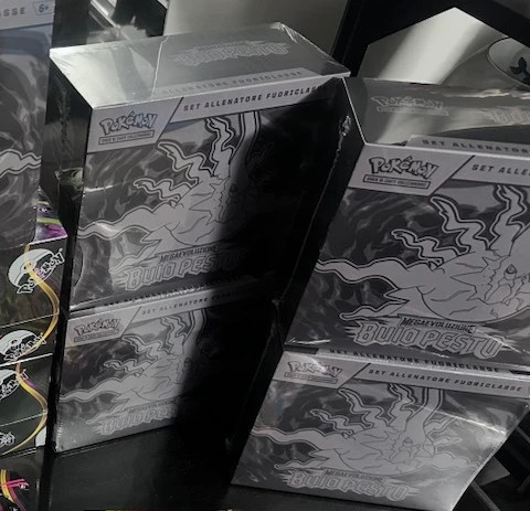 Pokémon set allenatore buio pesto italiano sigillato megaevoluzione