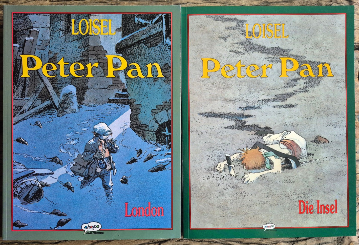 Peter Pan n.1 "Londra" e n.2 "L'isola", Loisel, ehapa, condizioni: come nuovo
