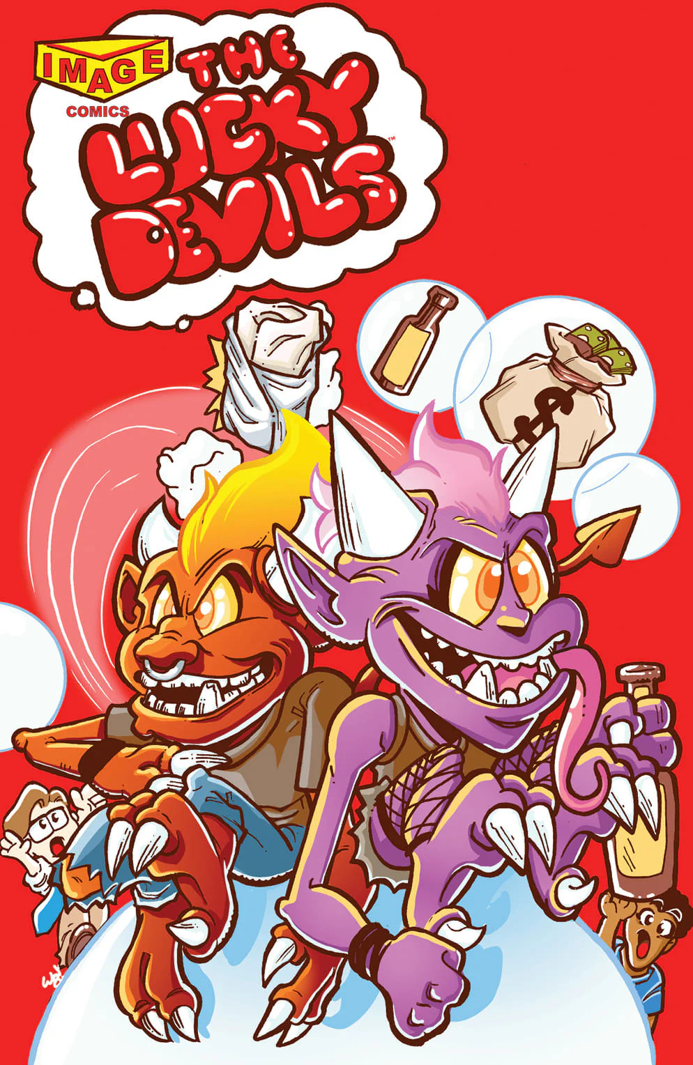THE LUCKY DEVILS #1 MEGACON 2025 Exclusive "BUBBLE BOBBLE" Variant LTD To 500