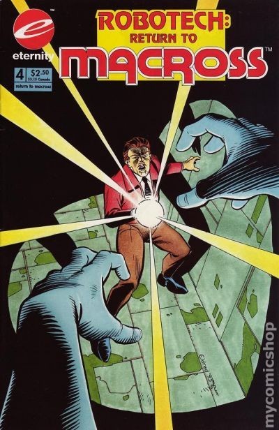 Robotech Ritorno a Macross #4 VG 1993 Immagine Stock Basso Grado