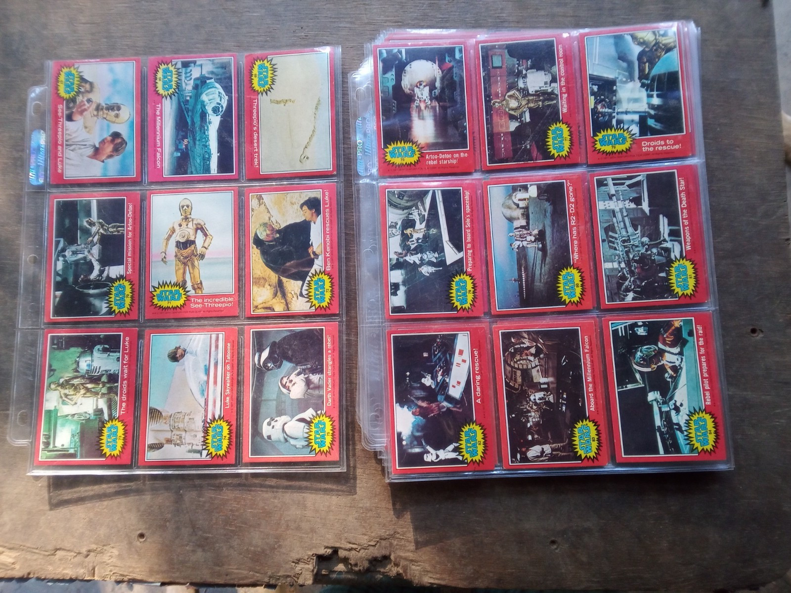 1977 Topps STAR WARS Series 2 Complete Set Nice Condition In Plastic