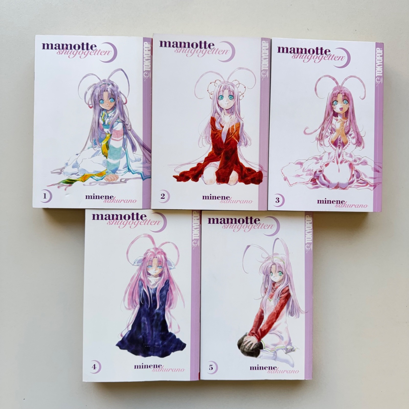 Mamotte Shugogetten Manga Vol.1 to 5 by Minene Sakurano [Tokyopop, 2008]