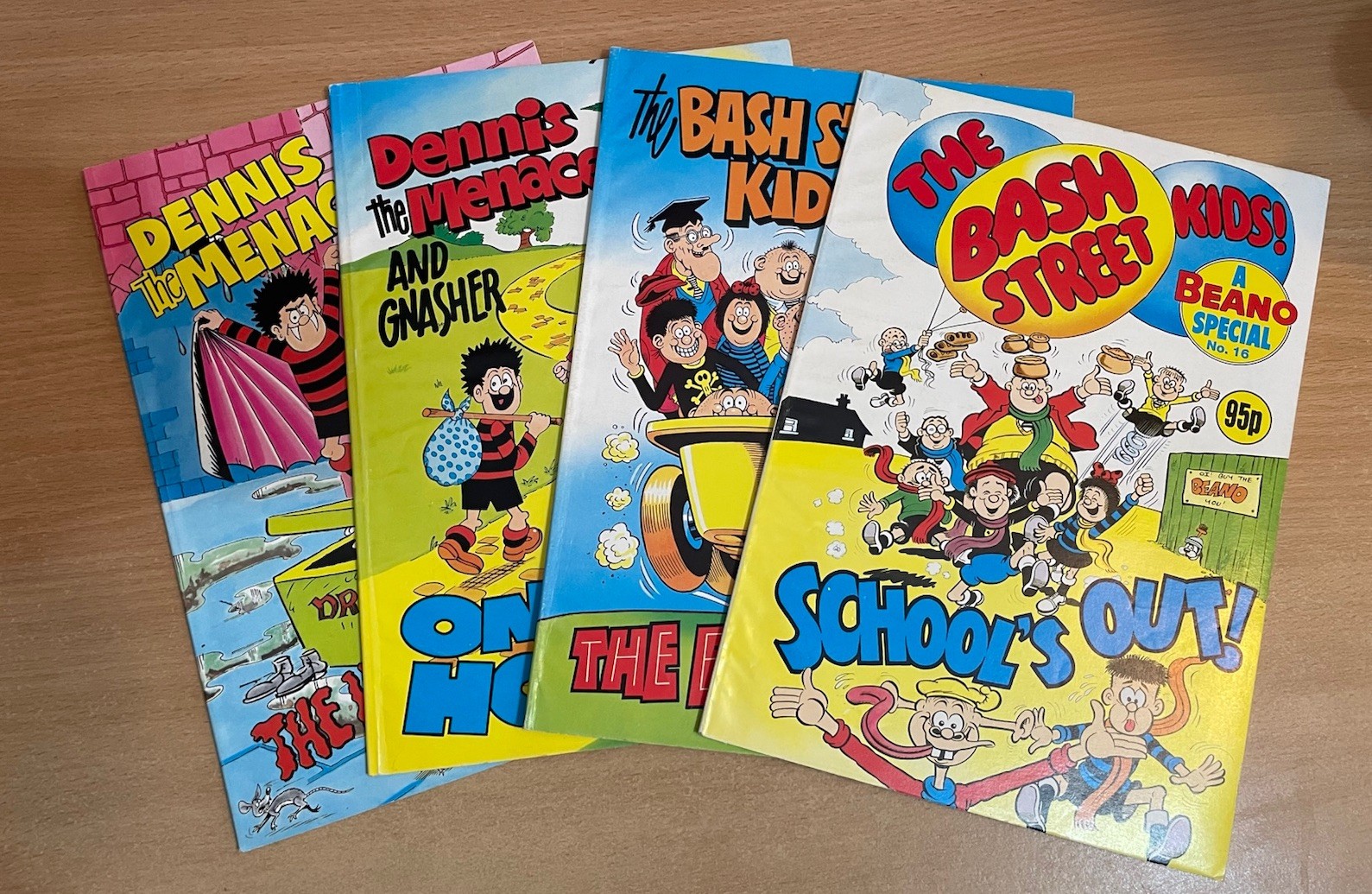 4x Beano Special Comics 1989 Bash Street Kids & Dennis The Menace Vol 5,13,14,16