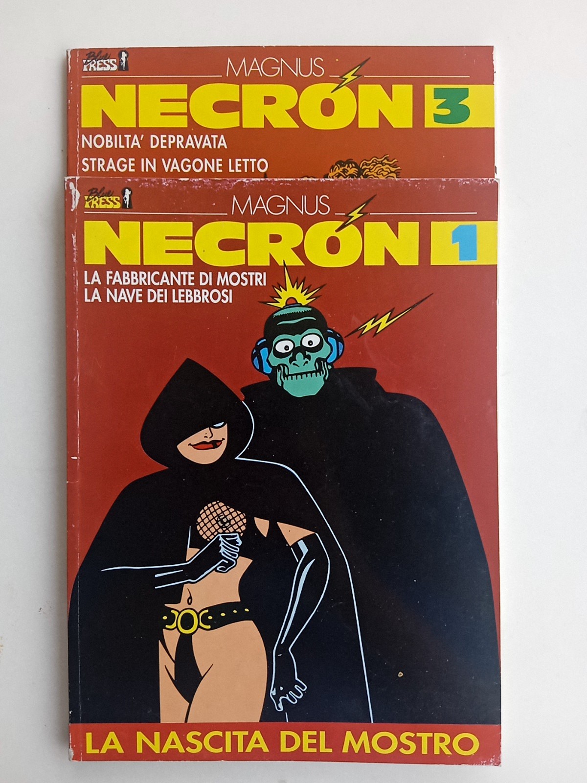 Necron di Magnus Lotto Volumi 1 e 3 Blue Press 1990 Leggere Descrizione!
