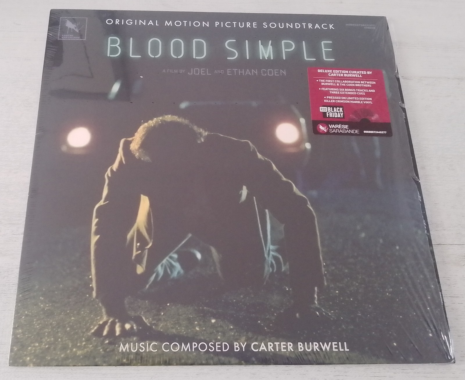 Blood Simple Original Soundtrack - Carter Burwell (2023 RSD red/black vinyl) NM