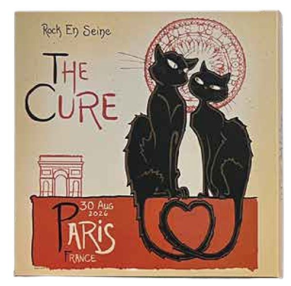 The Cure "Rock En Seine 2026" 3-LP Box Set Red vinyl France 2026