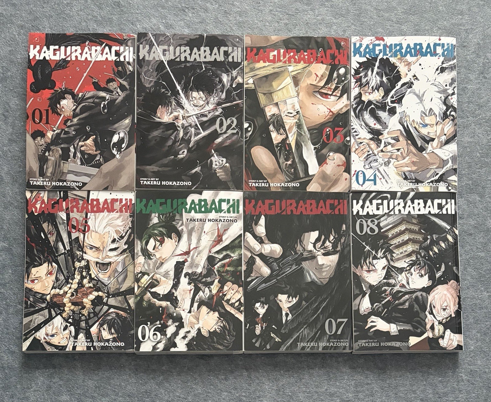 Kagurabachi Manga Set Vol 1-8 English VIZ Media Takeru Hokazono Shonen Jump Lot