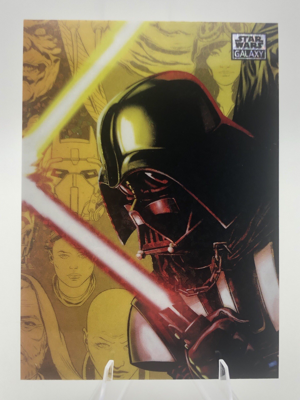 2026 Topps Chrome Star Wars Galaxy Darth Vader #38 mini rifrattore diamantato