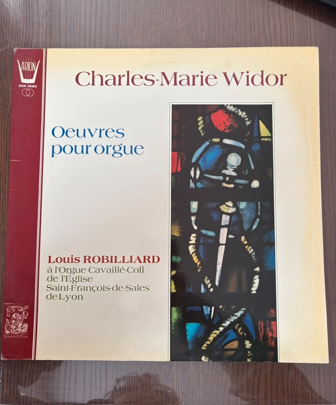Vinyle 33 tours Charles-Marie Widor