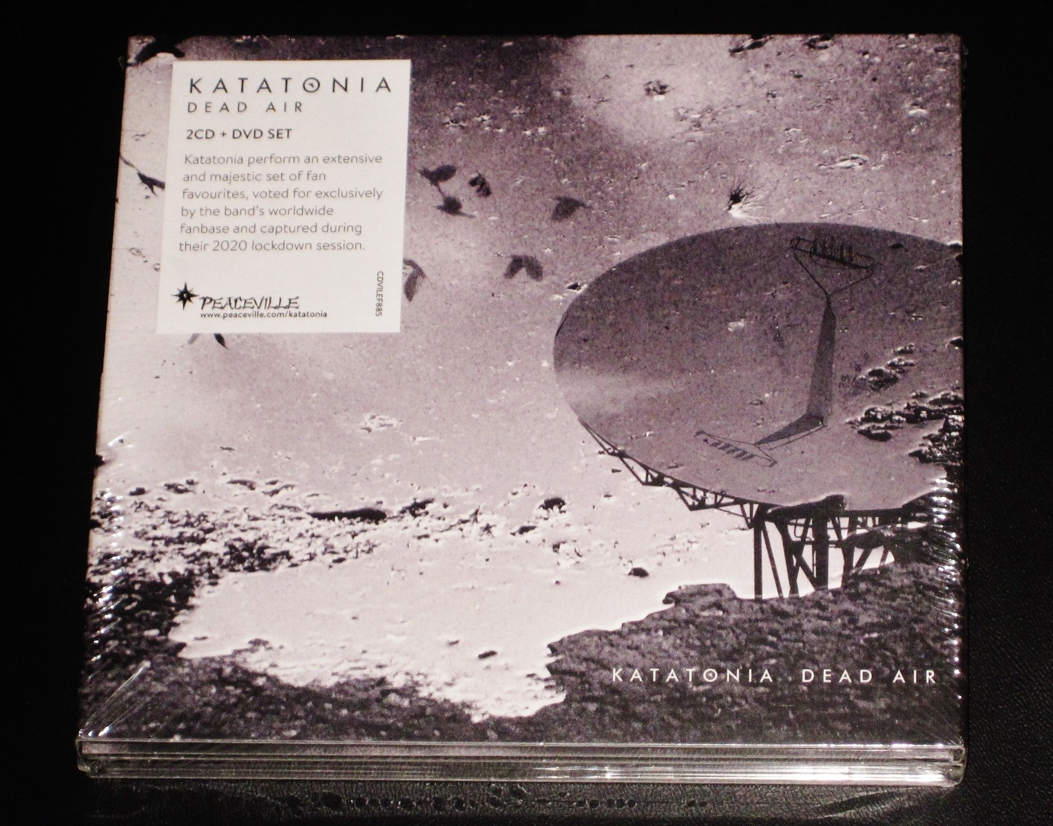 Katatonia: Dead Air - Live 2 CD + DVD 3-Disc Set 2020 Peaceville EU Digipak NEW