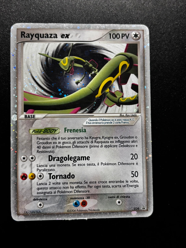 Rayquaza ex - carta pokemon