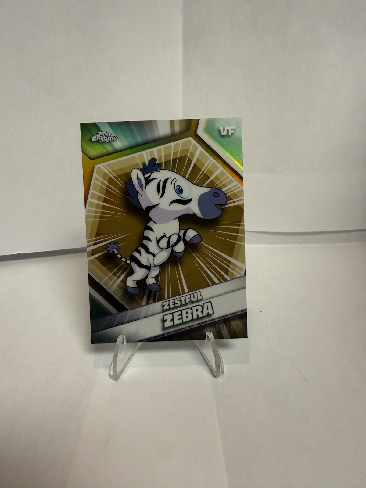 2026 Topps Chrome Vee Friends Zestful Zebra Oro /50