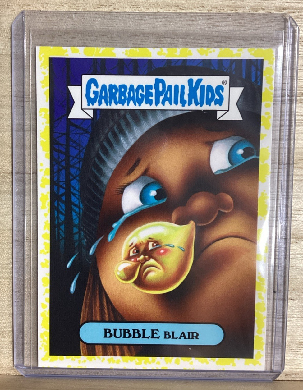 Topps Garbage Pail Kids 2018 - Bubble Blair - Giallo