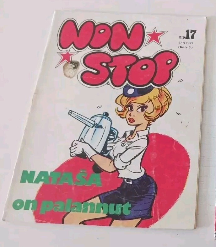 Natacha Natasha 1977 rivista finlandese a fumetti Finlandia + altri fumetti n. 7
