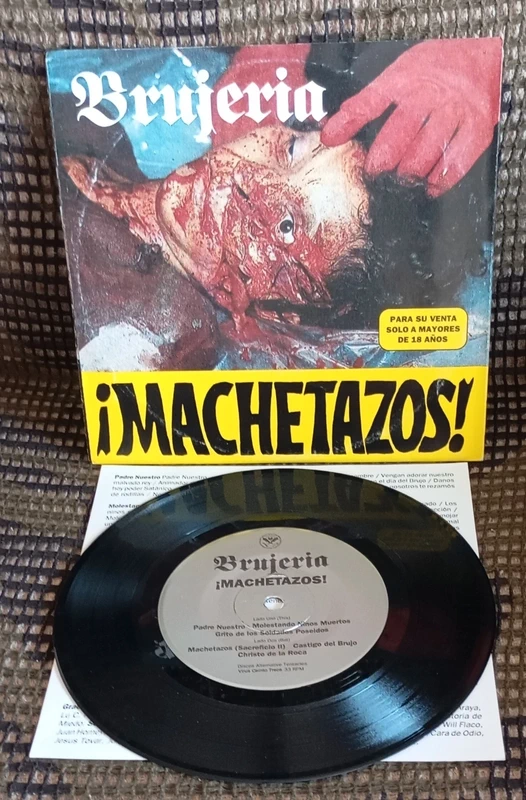 Brujeria. Machetazos 1992 Vinyl 7" Ep
