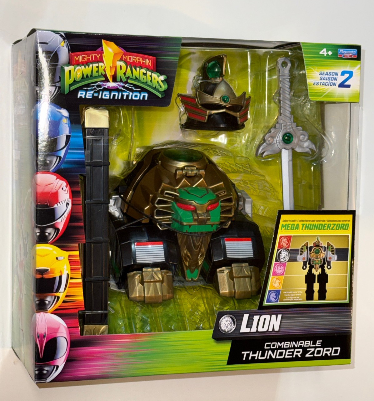 New! Power Rangers Re-Ignition Season 2 Lion ThunderZord 2026 Playmates HTF