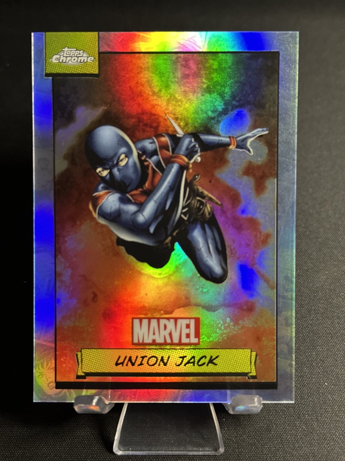 2024 Topps Chrome Marvel Union Jack #125 Refractor