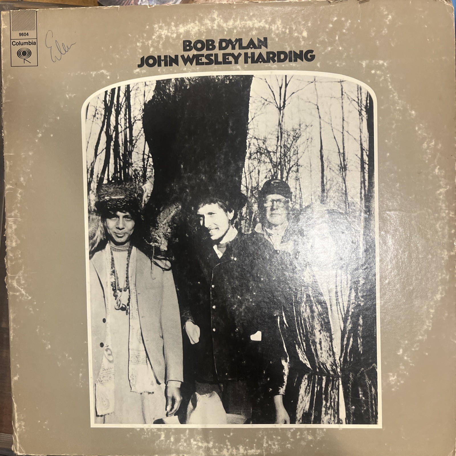 Bob Dylan - John Wesley Harding Vinyl Record 2nd Press LP VG+