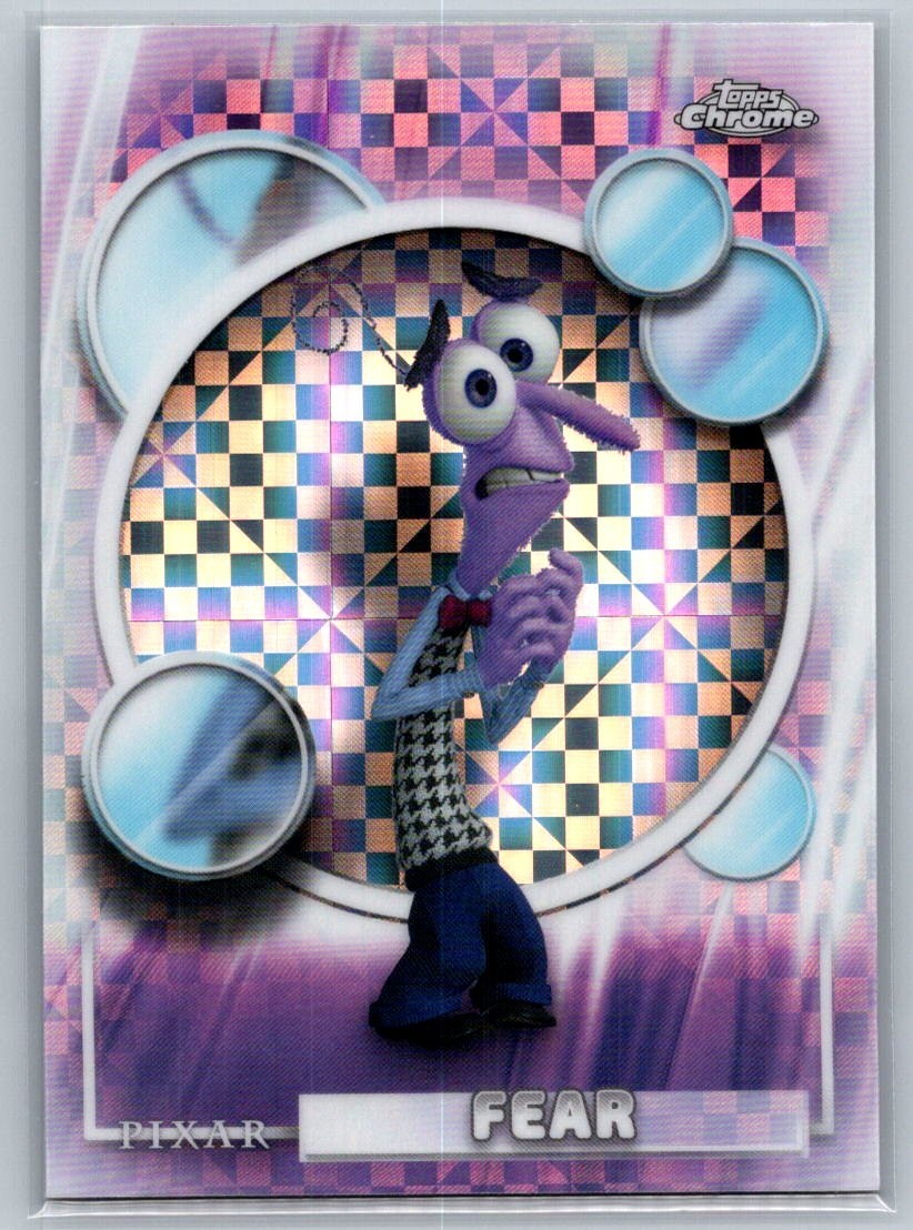 2026 Disney Topps Chrome Fear #174 X-Fractor Inside Out