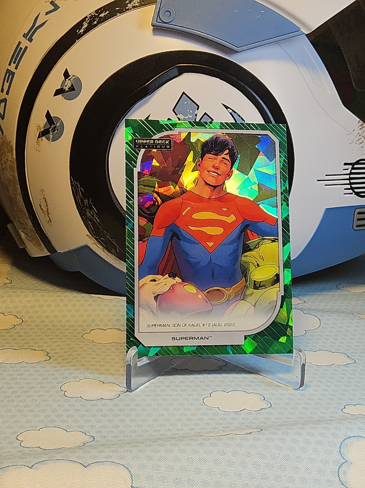 2026 Upper Deck DC Platinum Green Crackle /99 Superman (Jon) 191