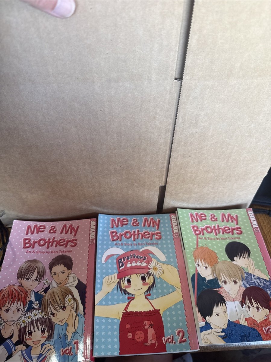 Me And My Brothers Vol 1,2,3 ByHari Tokeino Manga Inglese