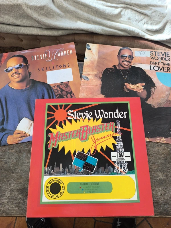 Stevie Wonder lp 33 t maxi 45 lot de 3