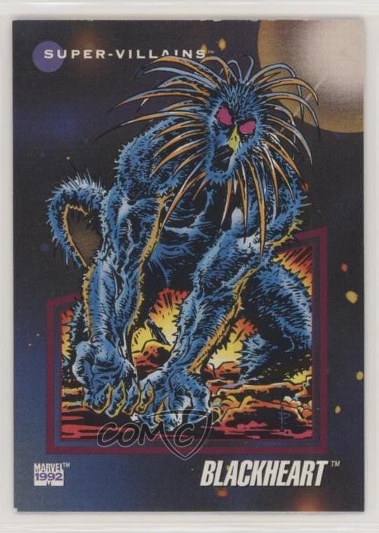 1992 Impel Marvel Universe Serie III Super-Villains Blackheart #133 0nl0