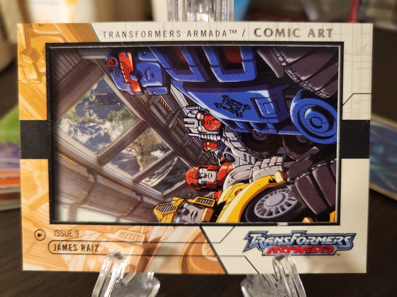 2003 Fleer Transformers Armada Comic Art #9 ACA - Comic Art Card - James Raiz