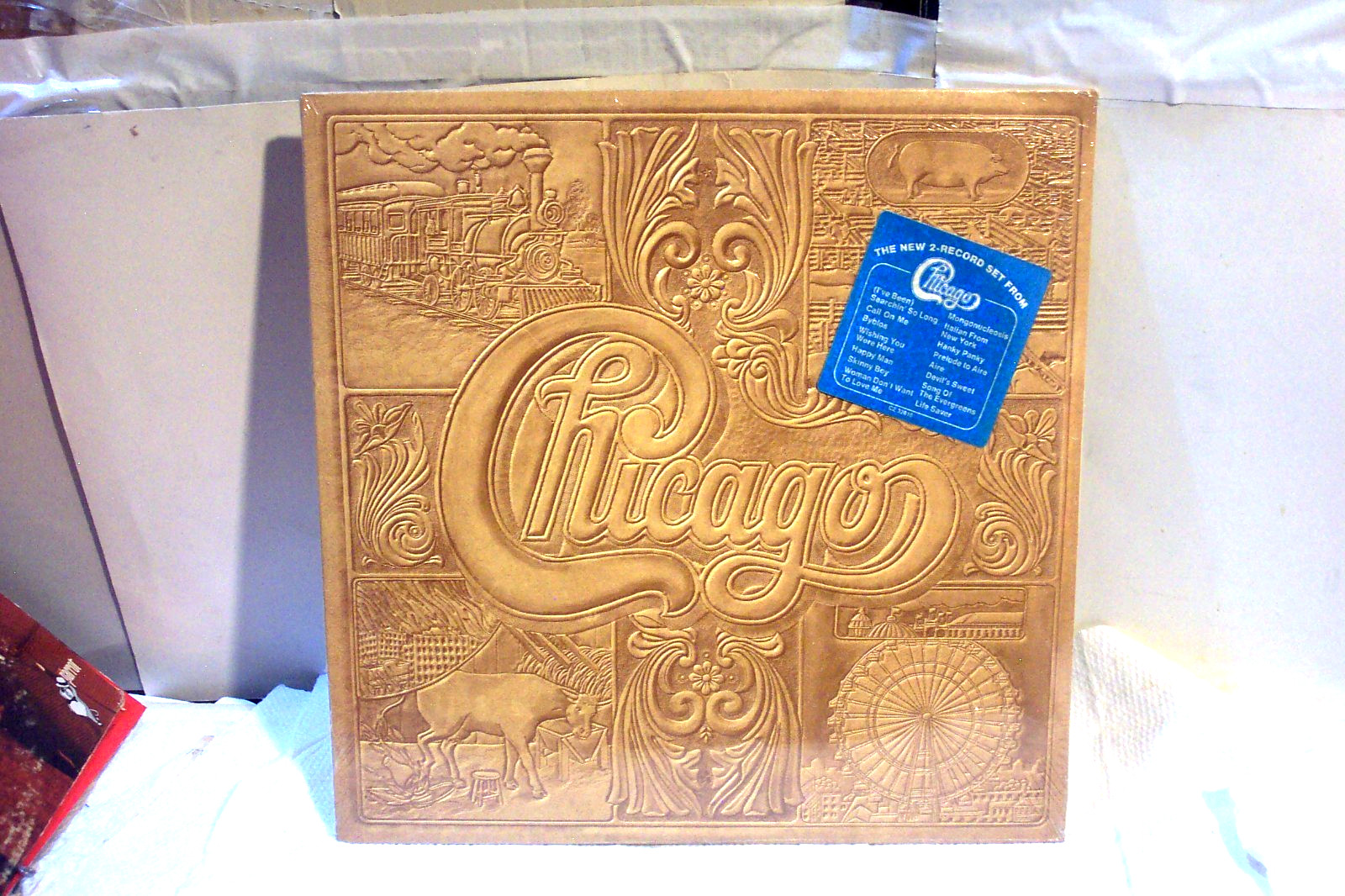 CHICAGO 2 LP SET "VII" ORIGINAL 1974 CBS C2 32810 w Hype Sticker Factory Sealed!