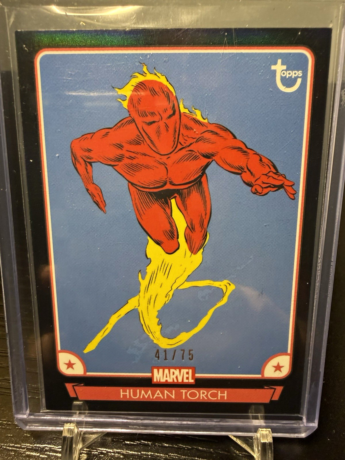 Topps 2026 Topps Marvel Human Torch #39 numero di serie 41/75