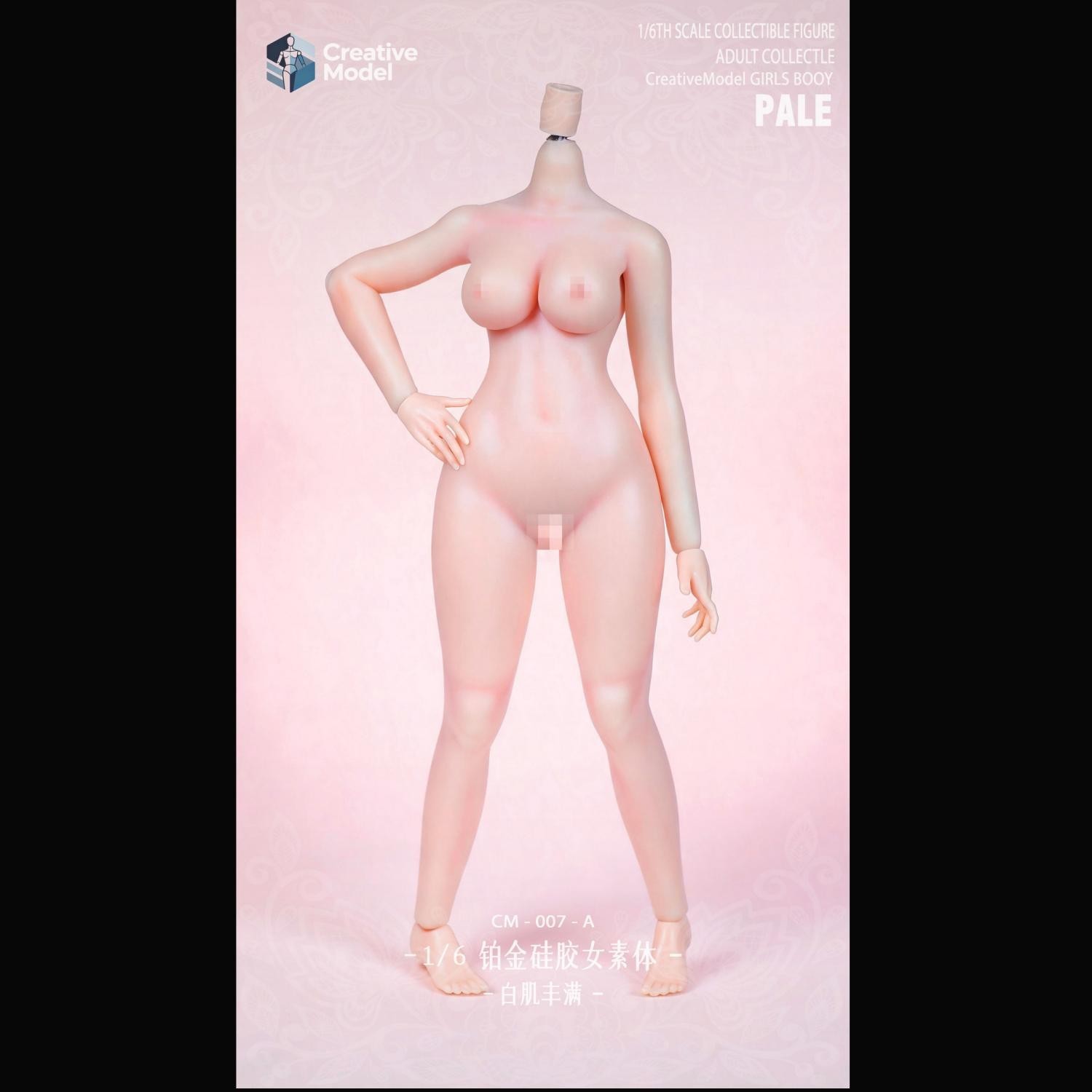 Creative Model CM-007-A 1/6 corpo ragazza femmina per action figure 12" modello pallido